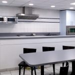 EDF Cuisine, rangements, réception, table, bar
